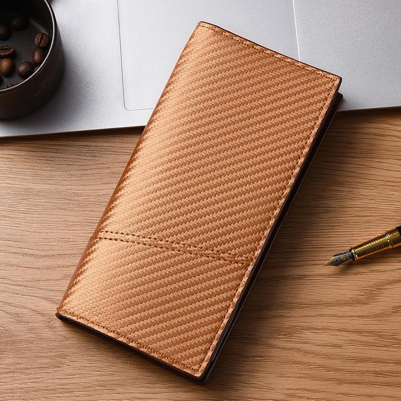Мужской деловой длинный кошелек: Большая вместимость, много отделений для карт, повседневный стиль сумки
