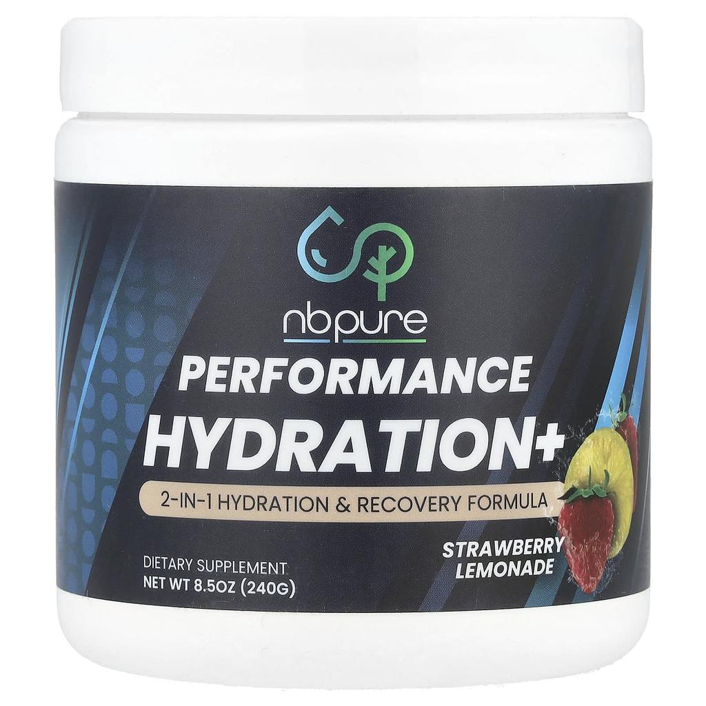 Athletic Performance, Hydration+, Strawberry Lemonade, 240G(8.5Oz)
