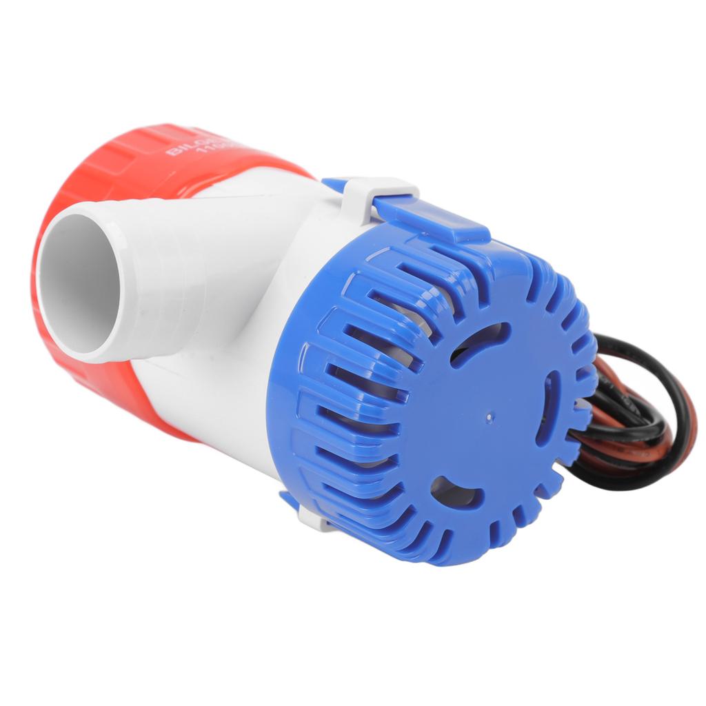Bilge Pump Nonautomatic with Water Cooled Motor Submersible Marine Water Pump for Pool Spa Boat 1100GPH 12V