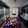 1PC Custom Name Frog Artwork Theme Floor Mat Ideal for Living Room, Game Rooms, Office, Bedroom, Office Floor Mat , Floor Mats for Home