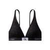 CK96 Series Small Square Print Letter Bralette Women Underwear Black QF7179AD-UB1