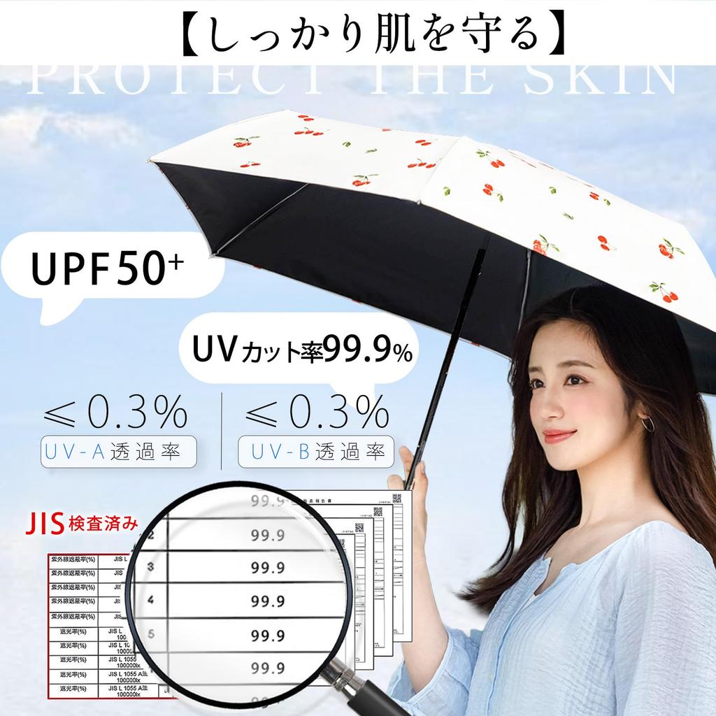 Folding Umbrella Full Blackout Folding Umbrella X Hook Pouch Parasol for Both Sun and Wind Water Folding Umbrella with UV UPF Small Storage Pouch UV