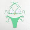 Women's Bikini Set Halter String Side Tie Two-Piece Swimsuit with Starfish Decor Sexy