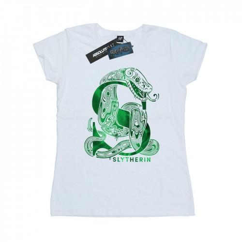 Harry Potter Womens/Ladies Slytherin Snake Cotton T-Shirt