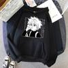 Аниме Hunter X Hunter Киллуа Зольдик Графические Худи Винтажные Стиранные Оверсайз Толстовка Длинный Рукав Хлопок Мужская Женская Одежда
