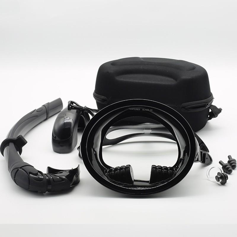 Anti-fog Full Face Snorkel Mask HD Large Frame Spearfishing Oval Diving Goggles Adult