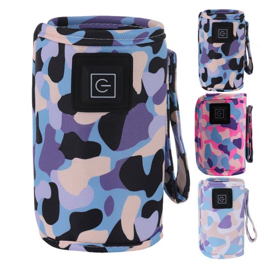 Портативный чехол для подогрева детских бутылочек, 3 уровня, регулируемый электрический подогреватель для бутылочек для кормления