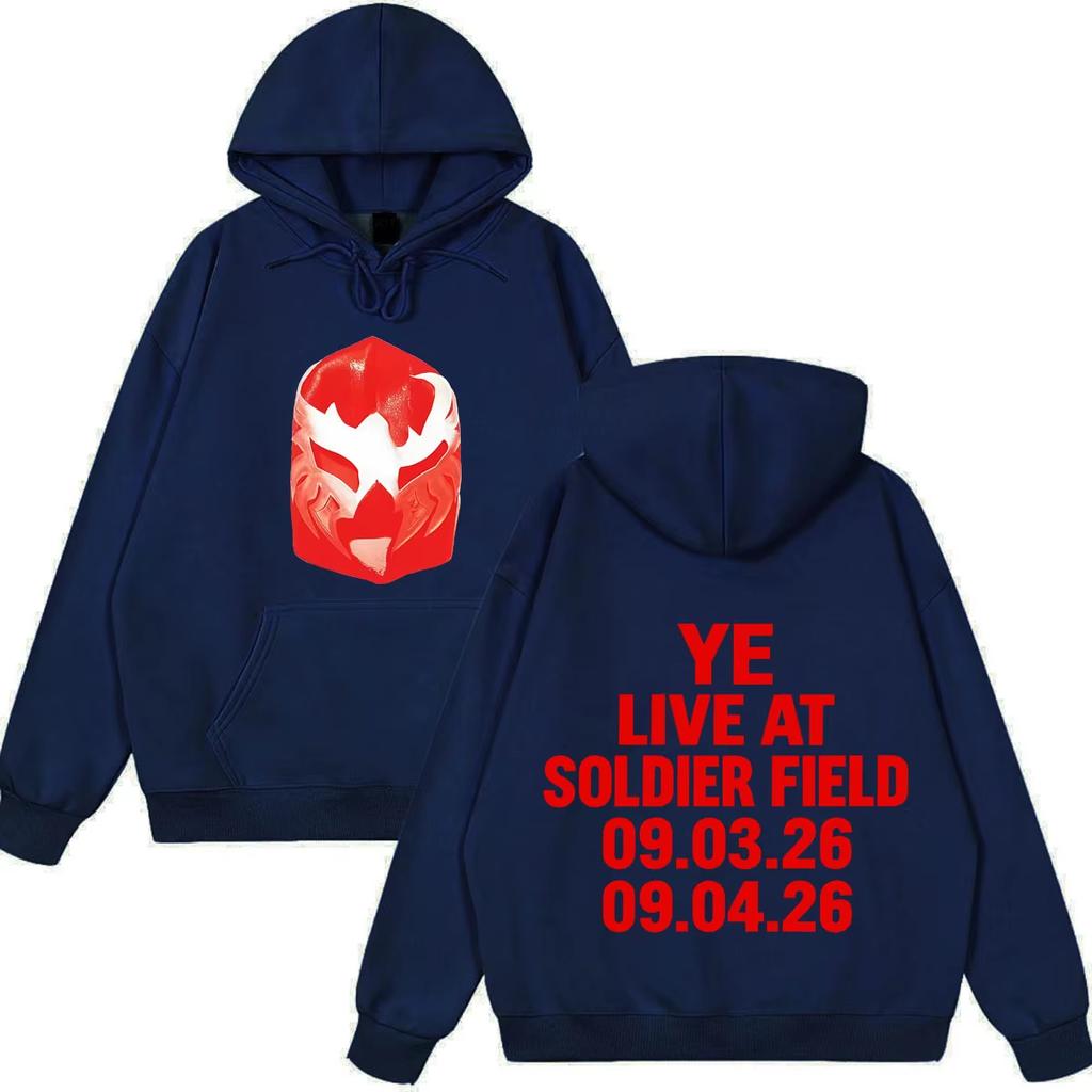 Hot Sale Rapper Kanye West Tour 2026 Print Hoodie Men Women Harajuku Fashion Casual Sweatshirt Trendy Streetwear for Daily Looks