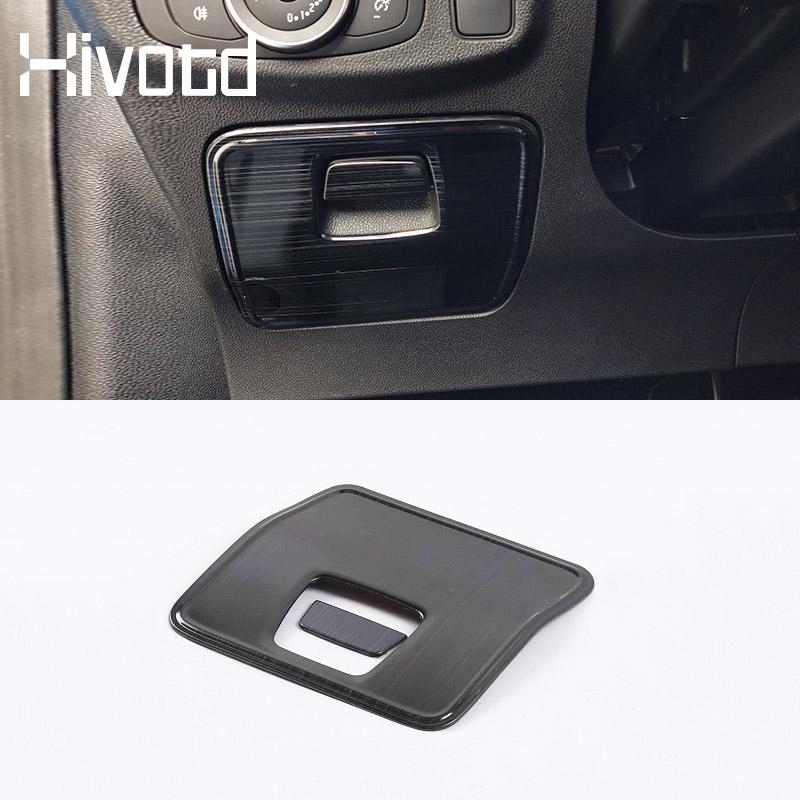 Stainless Steel Storage Box Frame Cover Car Stickers Interior Decoration For Ford Focus Mk4 ST Line Accessories