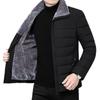 Cotton-padded Men's Jackets Are Thickened with Velvet To Keep Warm In Winter, New Middle-aged Cotton Jackets, Men's Dad's Cotton-padded Jackets
