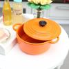 Миниатюрный горшок для супа, модель кухонной утвари, фигурка для кукольного домика 1:12, кухонная сцена и коллекционная витрина
