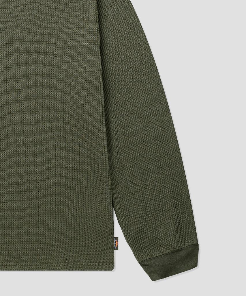 Dickies Обычная посадка Вафельный Длинный рукав Оливковый