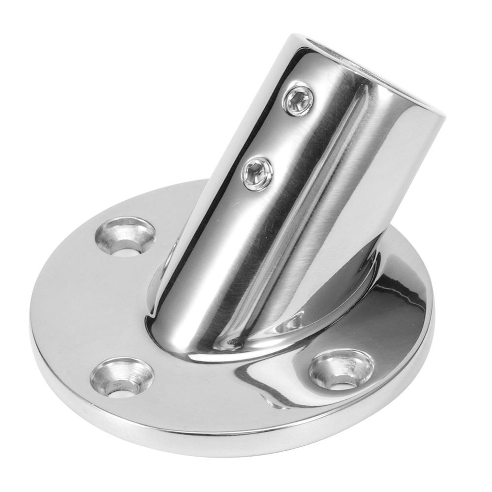 30° 45° 60° 90° Stanchion Base Column Hand Rail Railing Fitting  Marine Applications