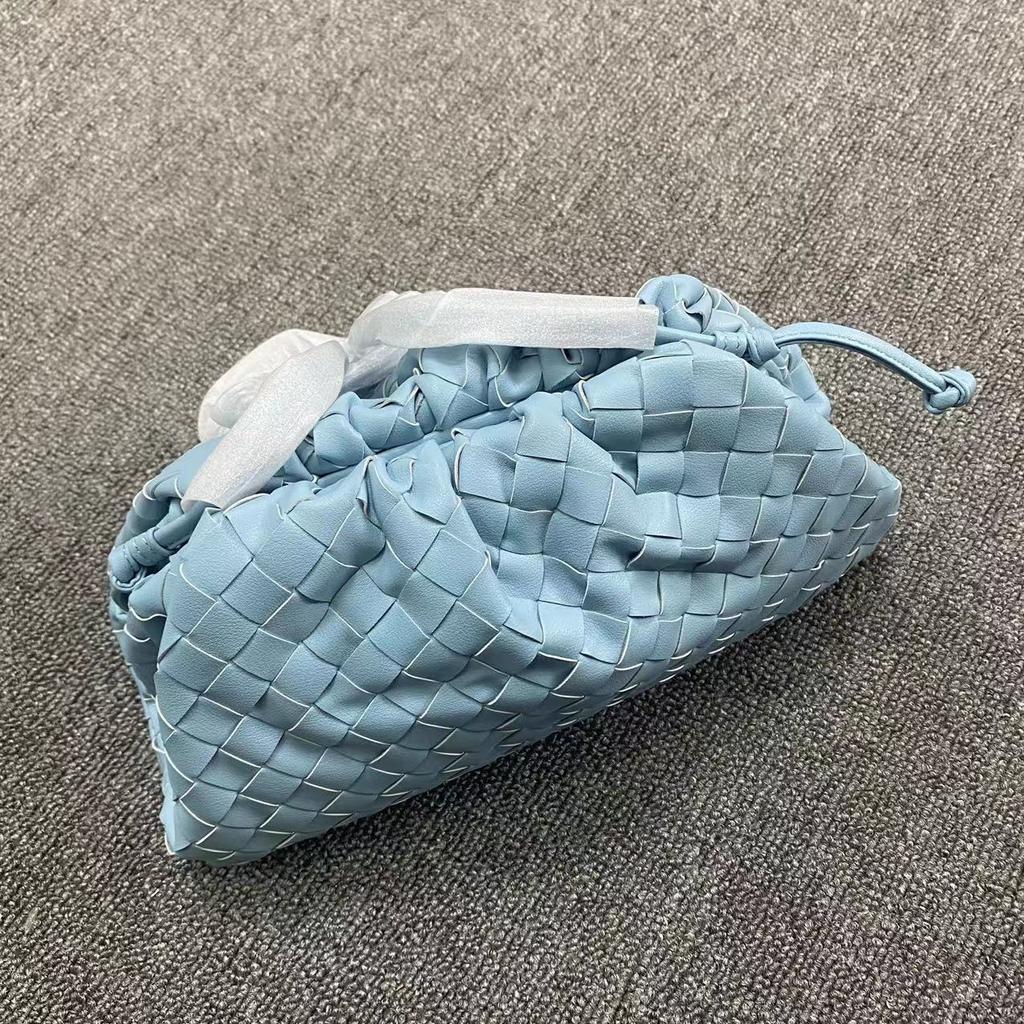 Женская новая плиссированная сумка-пельмень из натуральной кожи, сумка-облако из коровьей кожи, плетеная сумка через плечо, сумка через плечо Ashi Ge в том же стиле