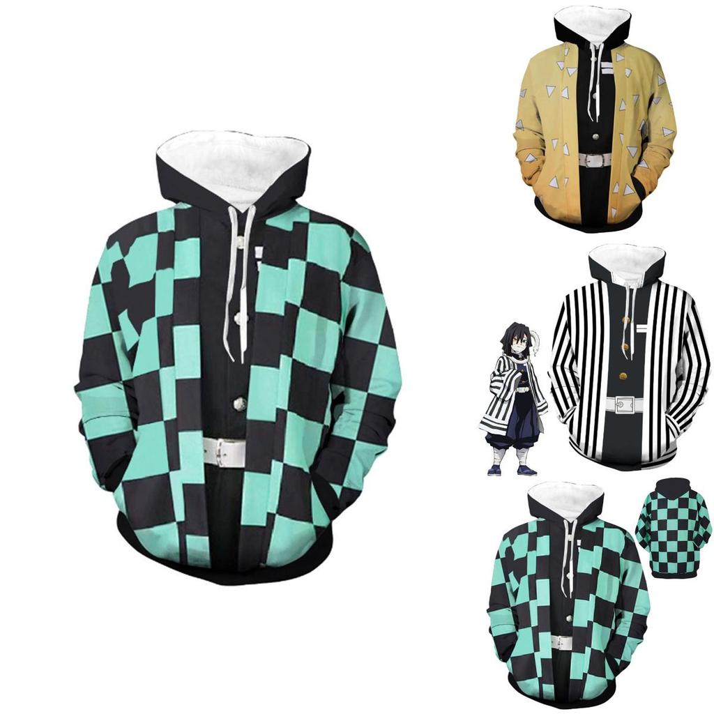 Худи 3D Slayer Kimetsu No Yaiba из удобного мягкого материала**