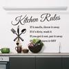 English Slogan Kitchen Dining Room Home Background Wall Beautification and Decoration Wall Stickers