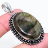 Labradorite Handmade 925 Sterling Silver Jewelry Pendant 2.29" K3J80