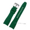 Изогнутый силиконовый ремешок из каучука для браслета часов Citizen для Swatch Мягкий водонепроницаемый ремешок для Rolex 20 мм 22 мм Браслет