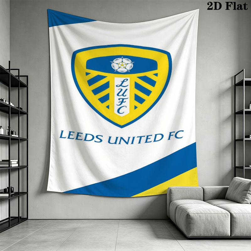 LUFC logo Wall Hanging Printed Fabric Blanket Decorative Tapestries for Bedroom Living Room Home Decor