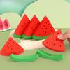 Wooden Watermelon Slices Playset for Kids - Home Kitchen Party Decor Pretend Play Educational Toy for Boys & Girls Summer Gift