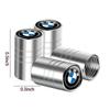 4 Pcs Wheels Rims Stem Air Tires Truck Bicycle Car Cover Tire Valve Caps Dust Caps for BMW M E60 E46 E90 F30 F10 G30 G20 F48 G22 NO1