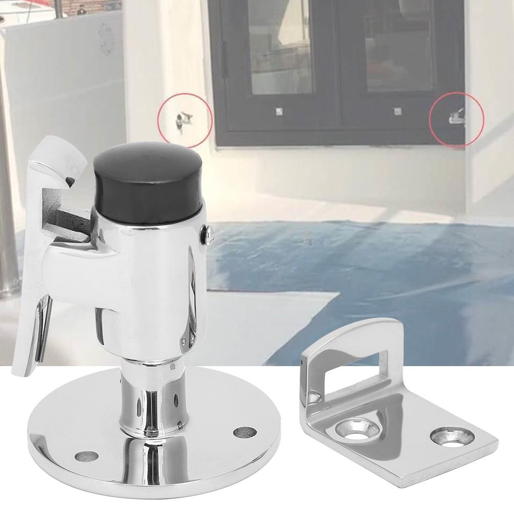 Кнопочный фиксатор пола лодки, дверной стопор и защелка, аксессуар для судовой фурнитуры из нержавеющей стали 316
