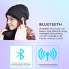 Bluetooth-шапка-бини с шарфом Bluetooth-аккумуляторная вязаная шапка с беспроводной головной убор Hands Free Зимний инструмент для бега для мужчин и женщин