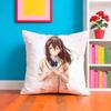 L Want To Eat Your Pancreas Cushion Cover Pillow Case Plush Fabric Soft Double Sided Print Home Sofa High Quality Cushion