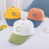Бейсболка с вышитыми буквами для малышей, новая спортивная кепка с козырьком от солнца, регулируемая детская кепка для мальчиков и девочек от 1 до 3 лет