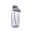 2L Sports Straw Water Bottle With Stickers Portable Large Capacity Fitness Bike Cup Summer Ice Cold Water Jug With Time Marker