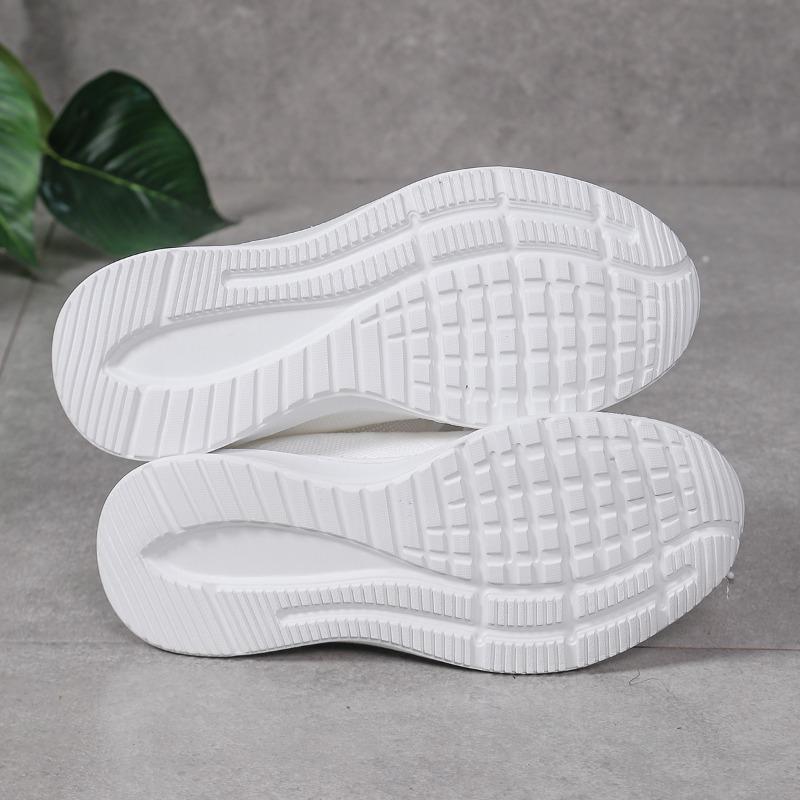 2024 Обувь для женщин Сетчатая женская вулканизированная обувь Дышащие женские кроссовки Однотонные шнурованные на низком каблуке Женская повседневная спортивная обувь