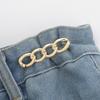 3Sets Metal Waist Adjusters Pin Stylish Waist Extenders Brooch Pin for Jeans Skirts and Casual Outfit Women Accessory