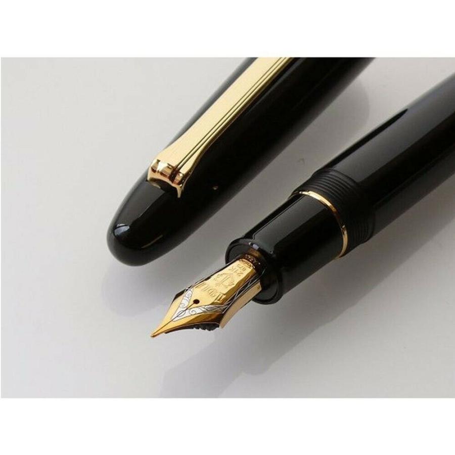 Sailor KOP Fountain Pen King Profit Ebonite Black Broad Nib 11-7002-620