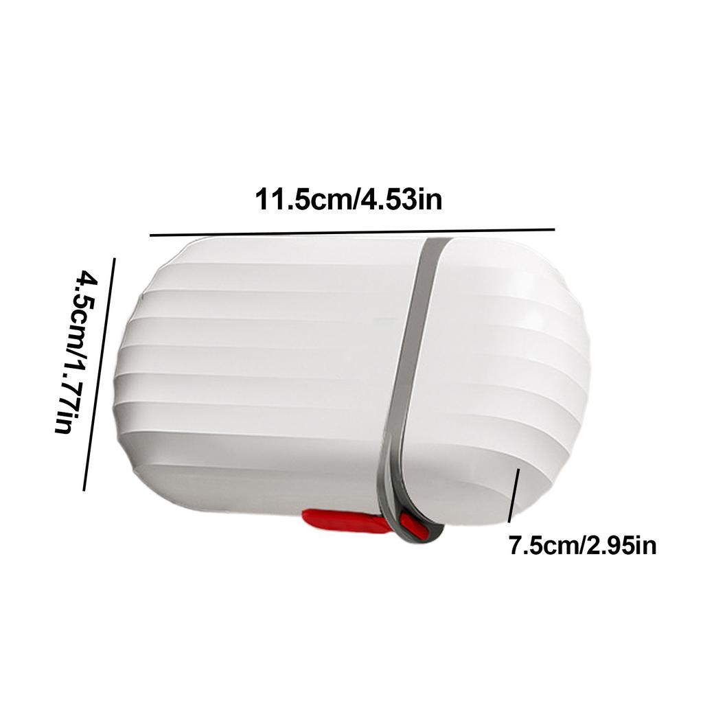 Портативная дорожная мыльница со сливом воды, принадлежности для ванной комнаты, водонепроницаемые герметичные прозрачные держатели и дозаторы для ванной комнаты