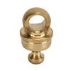 360° Rotation Key Rings Brass Snap Lock Holder Durable Keychain  Outdoor Activities