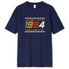 2024 New Mens Tshirt Novelty Awesome Vintage Classic 1984 Original TShirt Streetwear Cotton Summer Style Tshirt Men Tees