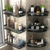 Bathroom Storage Rack No Drill Shelves Wall Mount Corner Shelf Shower Holder For WC Shampoo Organizer Bathroom Accessories