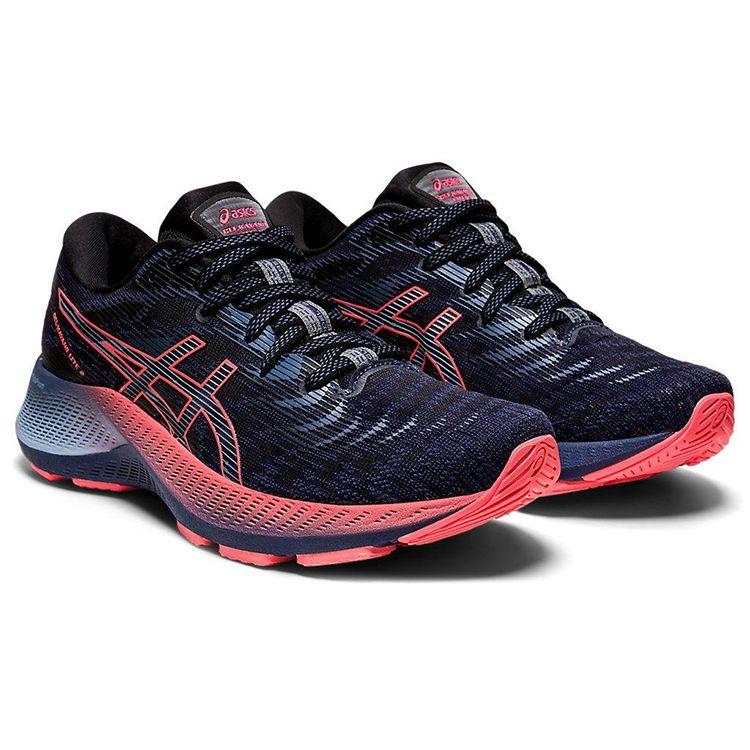 Asics Женские кроссовки Gel Kayano Lite 2 Thunder Blue Blazing Coral 1012B071-400