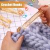 Large Sizes Crochet Needles Long Crocheting Needles Knitting Needles Carpet