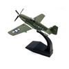 Литой металл Масштаб 1/72 Американская армия Авиалинии Истребитель P51b Mustang Модель самолета Военный Коллекционирование Подарок