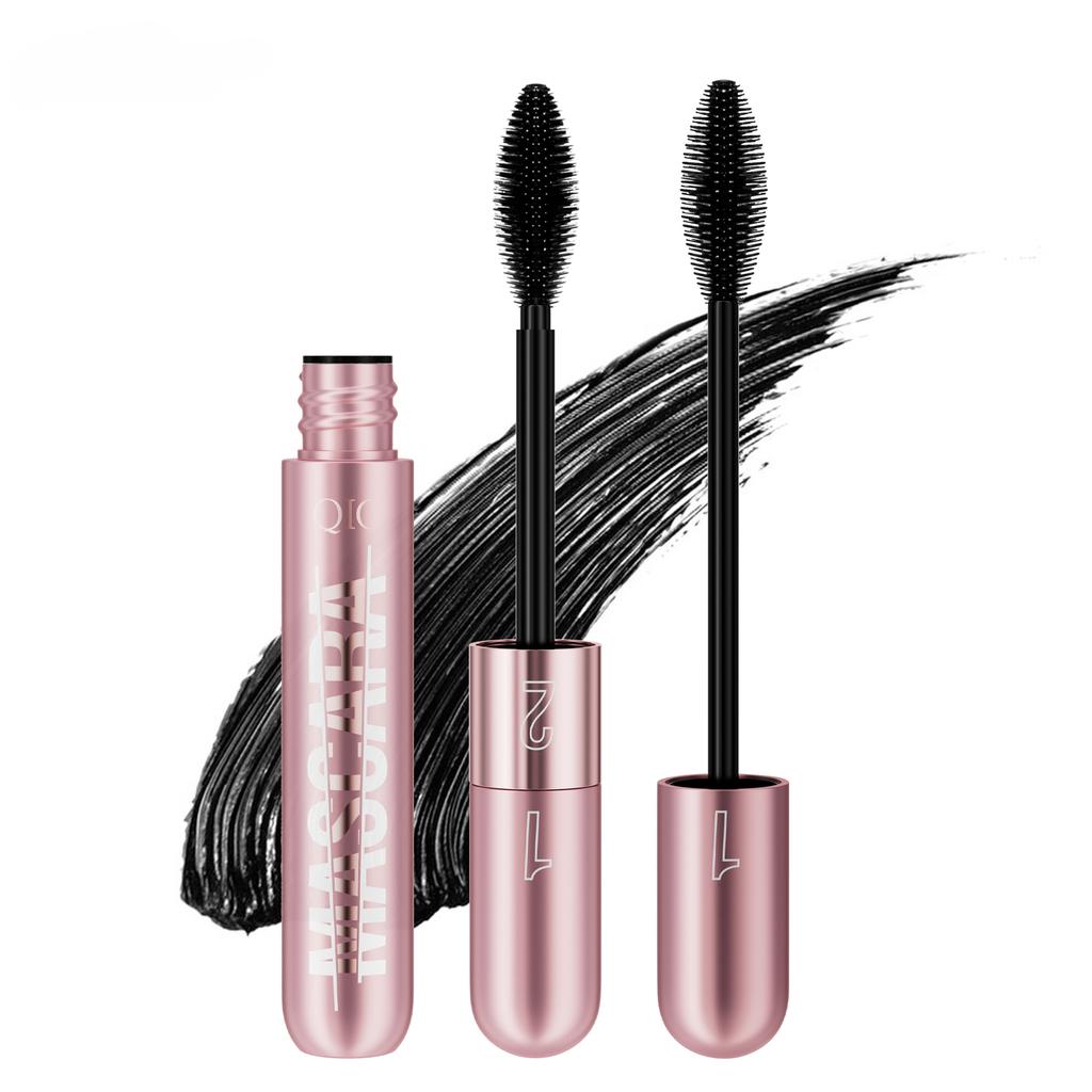 9g 2in1 Double Effect Eye Black, Waterproof, Thick, Curly, Hold Makeup Without Tingling, Create Cool Black Big Eye Makeup