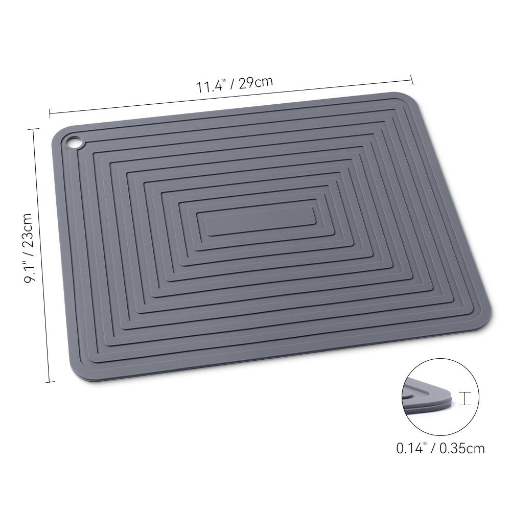 Силиконовый термостойкий противоскользящий коврик на кухонную столешницу