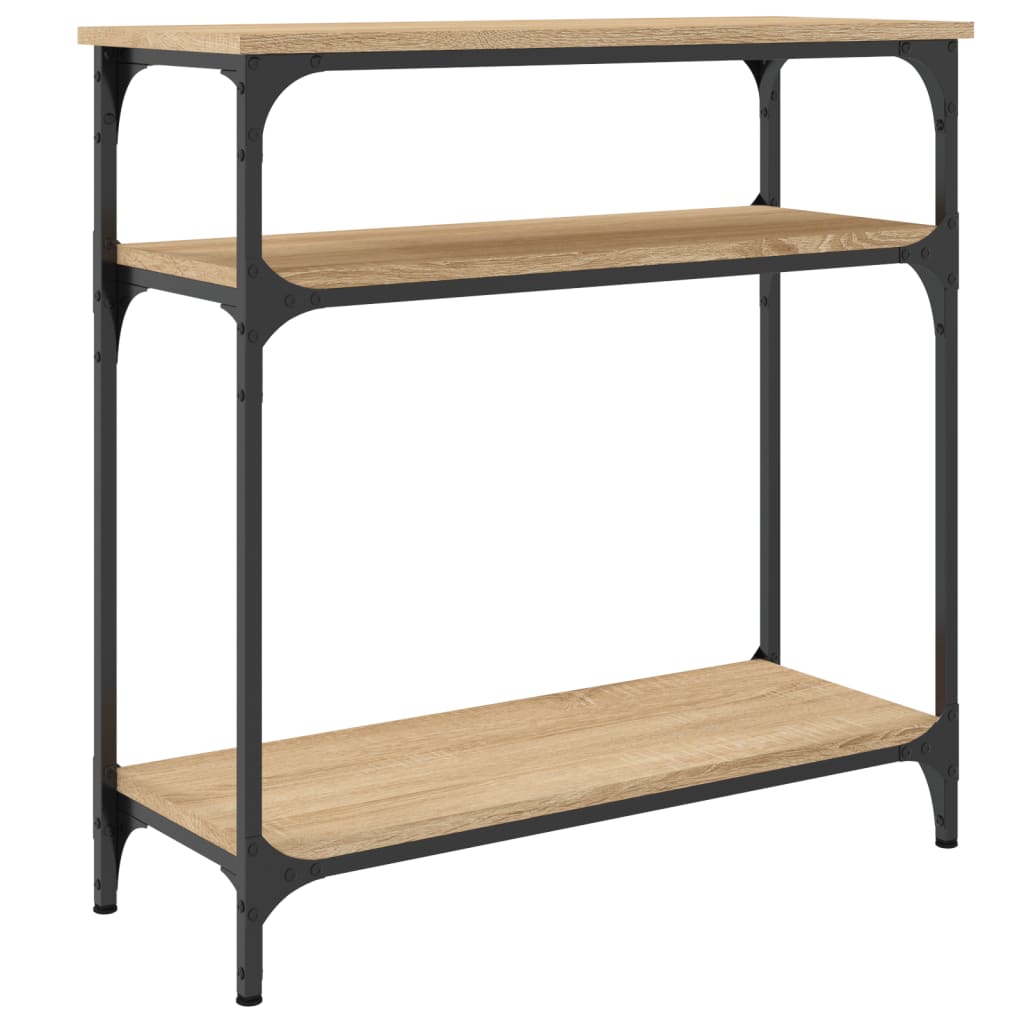 Console Table Sonoma Oak 75x29x75 cm Particleboard