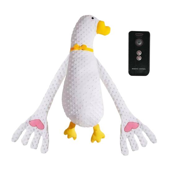 Baby Patter Pillow with Remote Control And Heating Function Goose Shape Baby Sleep Aid Soothe Emotions Anxiety Arm-Wrapped Support