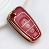 Для Ford Ranger C-Max S-Max Focus Galaxy Mondeo Transit Tourneo Custom 3 кнопки ТПУ автомобильный пульт дистанционного управления брелок чехол чехол