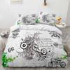 New Classic Motorcycle Bedding Set Single Twin Full Queen King Size Knight Bed Set Adult Kid Bedroom Duvet Cover Sets 3D Print