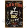 Vintage Tin Sign Dad`s BBQ Yard Outdoor Party Decoration BBQ Zone Metal Sign Plate Retro Barbecue Rules Slogan Decor Accessories
