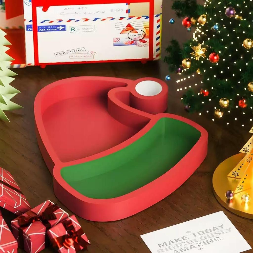 1 шт. Рождественские силиконовые формы из смолы для эпоксидной смолы, форма для смолы в виде шляпы Санты, контейнер для хранения, форма для глины, гипса, цемента