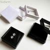 10Pcs Diamond Jewelry Organizer Gems Packaging Box DIY Disamond Ring Jewllery Case 2CM Gemstone Zirconia Gift Display Box