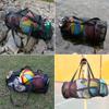 Mesh Dive Bag Scubas or Snorkeling Diving Gear Bag Extra Large Beach Football Bag with Zipper Beach Duffels Dive Net Bag